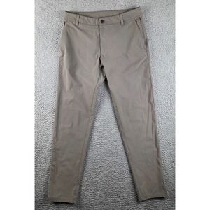 Lululemon Pants Men 33 (33x32) Brown Commission Classic Fit LM5AEYS